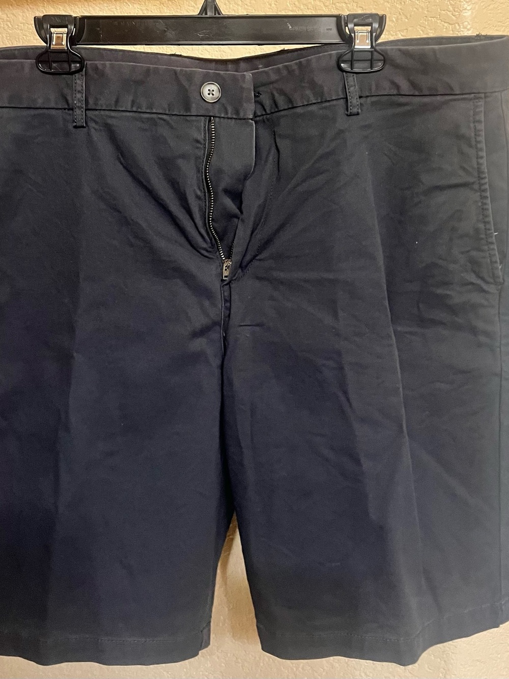 Old Navy Men's Dark Gray Flat-Front Chino Shorts